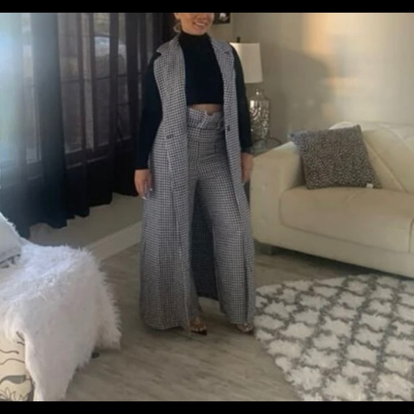 “Hazel Cove” Coat Vest & Palazzo Pant set - Picture 16 of 16